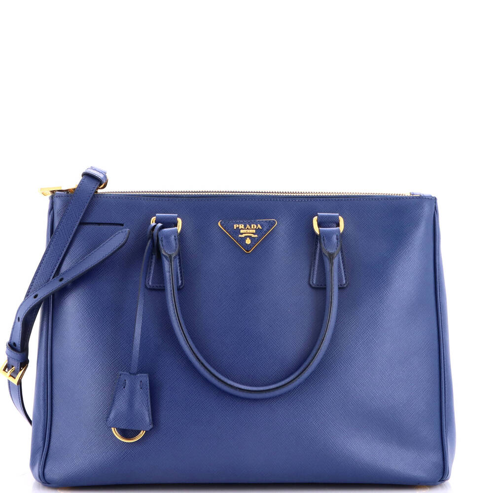 Prada Double Zip Lux Tote Saffiano #320670P12B